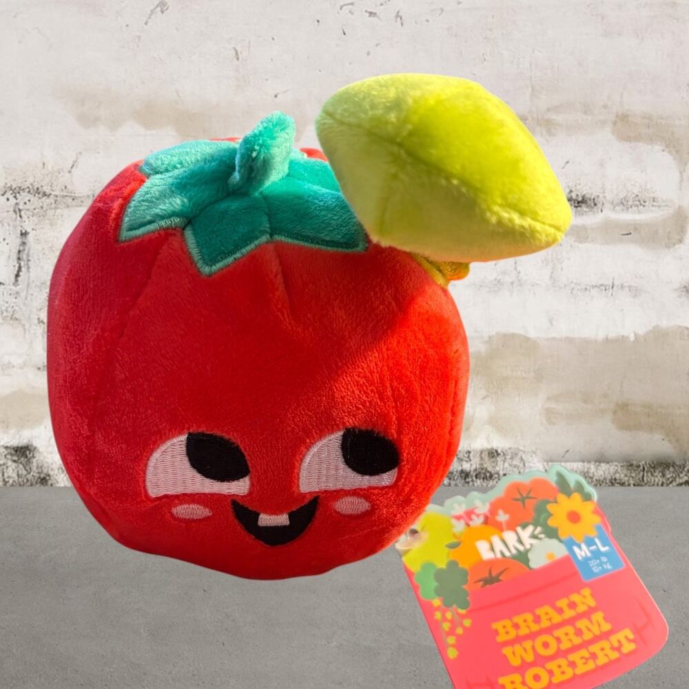 Bark Brain Worm Robert Dog Toy NWT